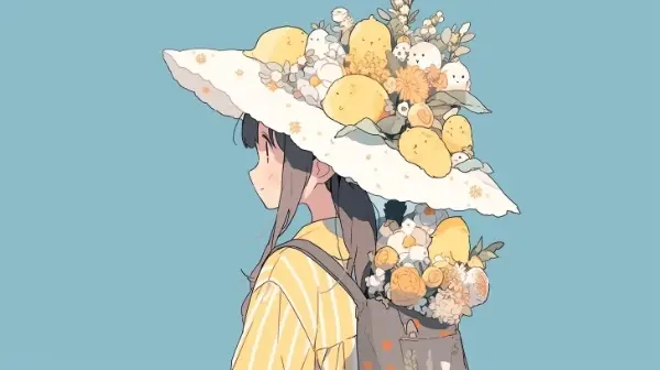 帽子とある種の装飾品