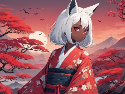 紅にそまる