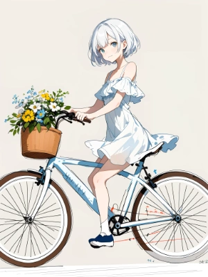 bicycle girl