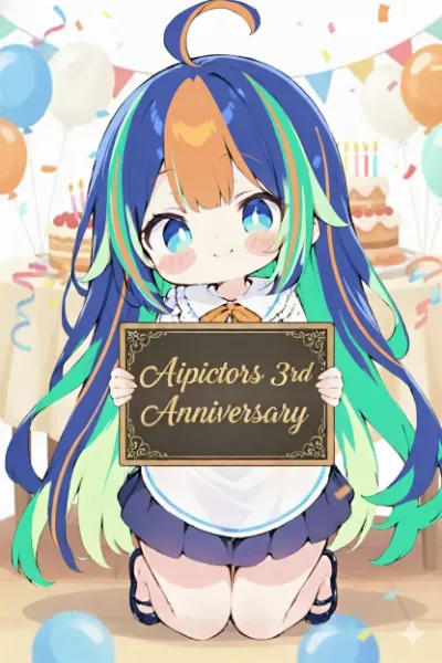 Aipictors3周年おめでとう♪