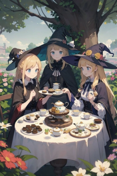 金髪キャラ達の近況報告①14日(木)昼：魔女っ娘