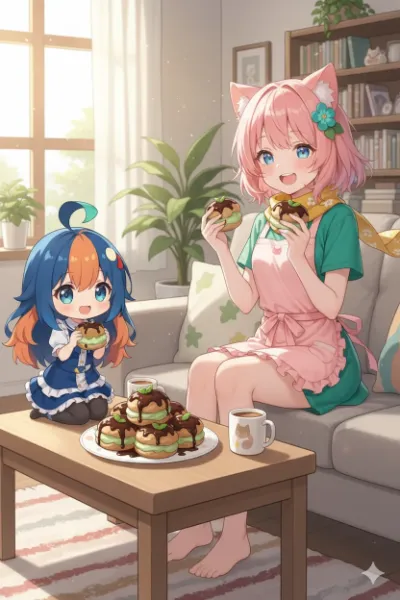 チョコミント試作会