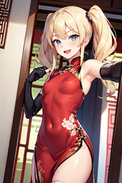 chiness dress girl selfie