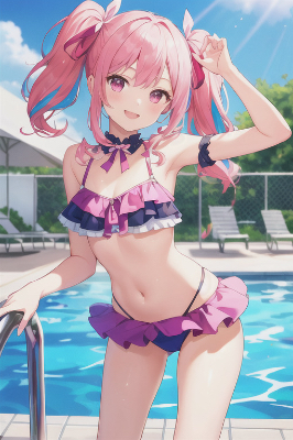 魔法少女？それより、泳ごうよ。茜