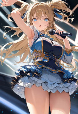 お題：ツーサイドアップ（アイドル）