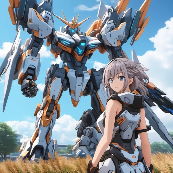ロボットと少女