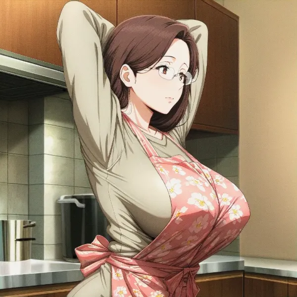 胸を反らす巨乳