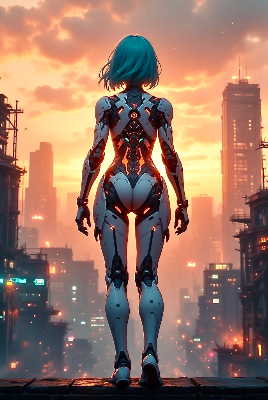 キカイダー雫01💧後ろ姿