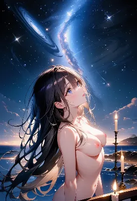 銀河の渦に魅せられた夜の願い