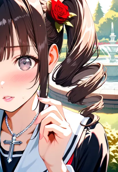 薔薇の花かんむり