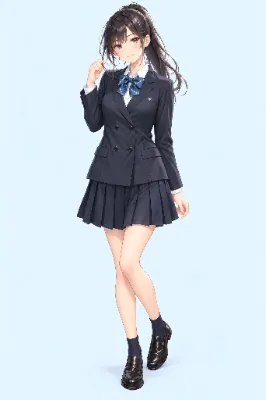 福井県立羽水高等学校 冬服