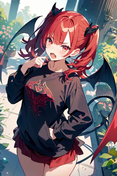 大魔王と天使（ＪＳちゃん）