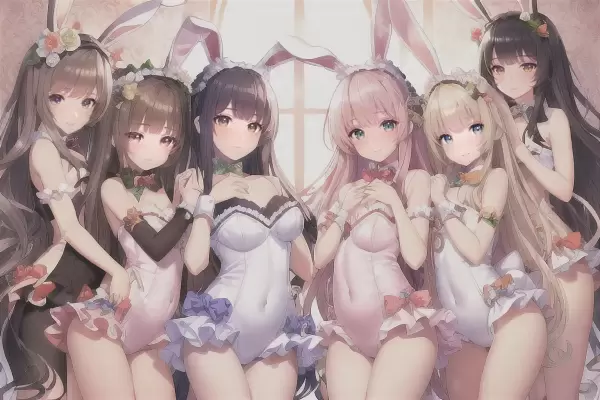 ウサギさんがいっぱい