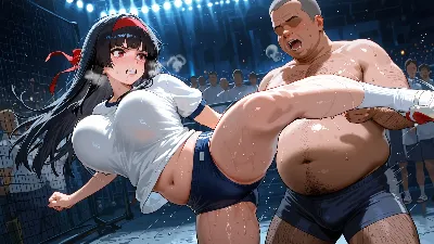 汗と力の激闘！少女レスラーの挑戦