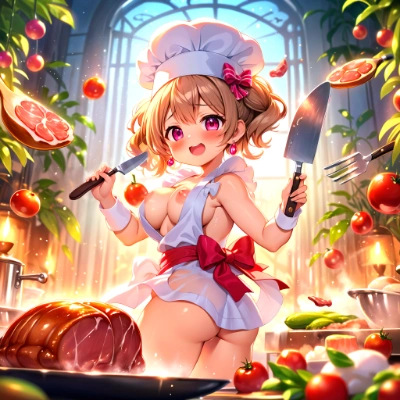 薄着の料理人