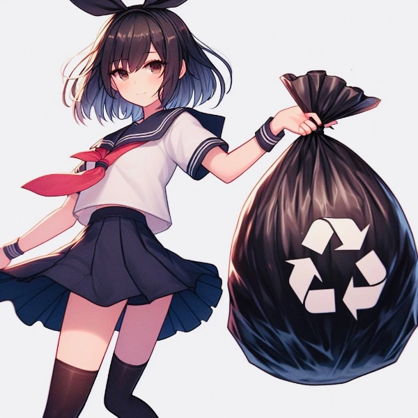 何を捨ててるのかな？