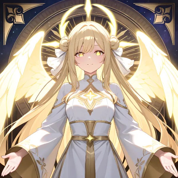 黄金の天使がもたらす希望の光