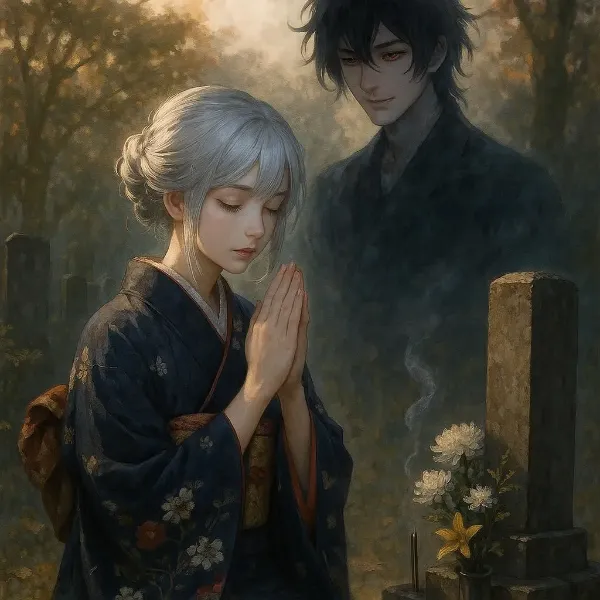 霧の墓地で交わす永遠の約束