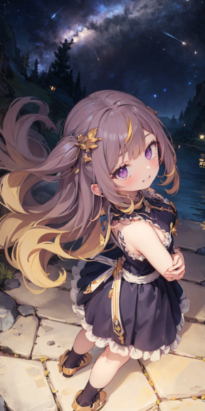 星空とアーニャ