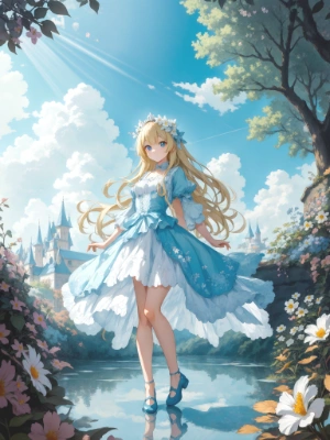 light blonde hair