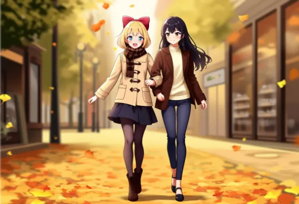 二人でお出かけー