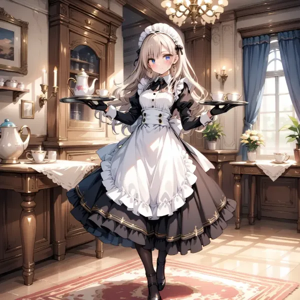お嬢様　お茶の時間です