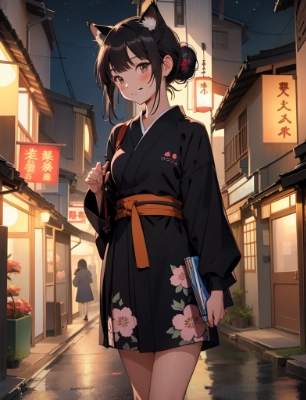 夜の散歩