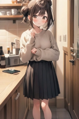 茶髪の女の子