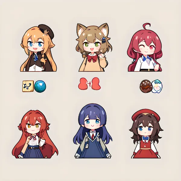 ちびキャラたち
