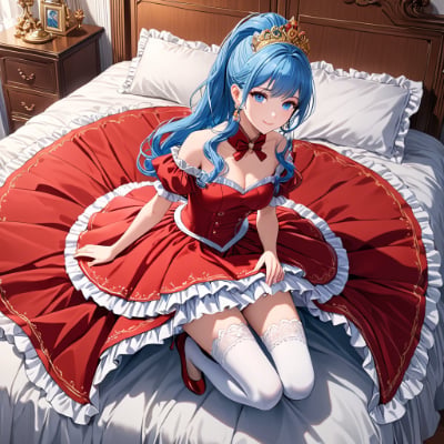 赤ドレスのお姫様