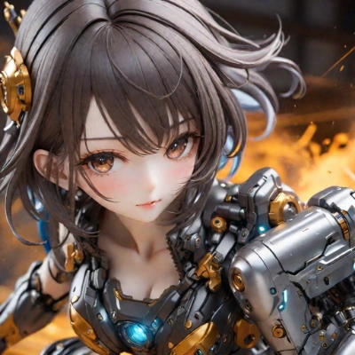 メカ娘　フィギュア風。