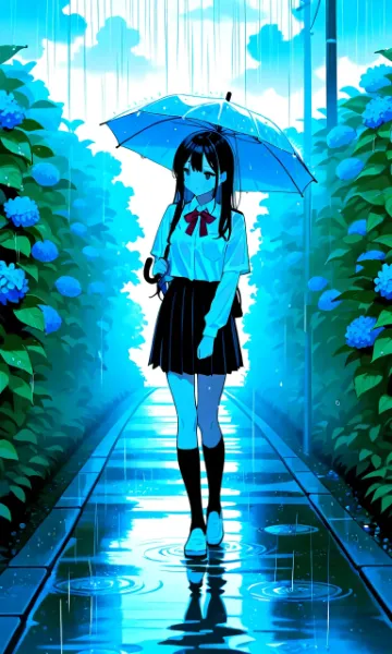 梅雨の朝