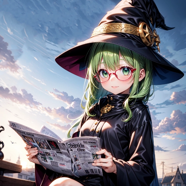 緑髪のお姉さん