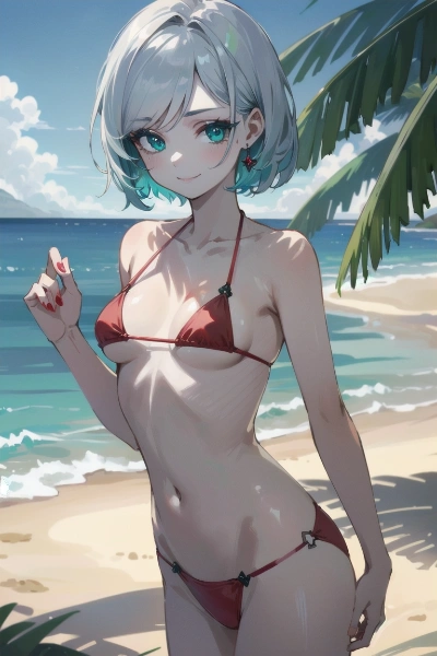 衣留夢ちゃんの水着はフィンランド風