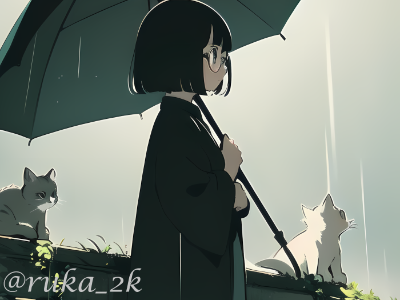 この雨はいつまで降り続けるのかしら・・・