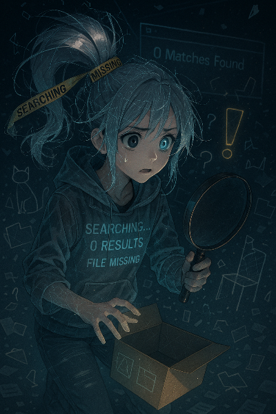 失われたファイルの追跡者