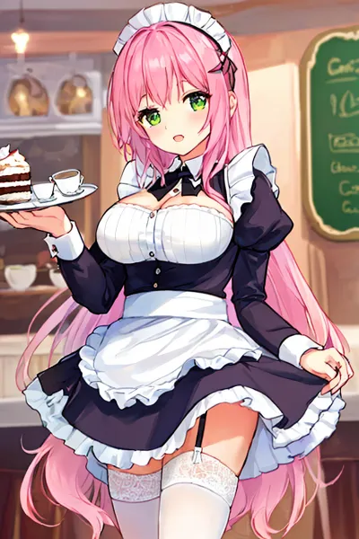 この髪飾りはパンツを見る人を撃退する武器にもなるんですよ