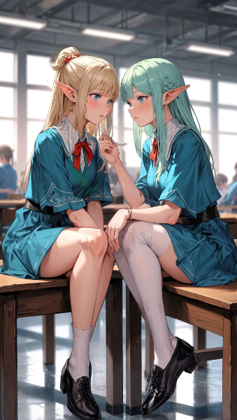 目ト目デ通ジ合ウ