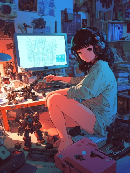 No.1458 プラモ女子