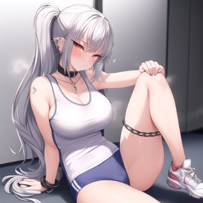 No.4 体操服を着たダークな女の子