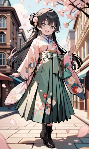 道行くお嬢さん