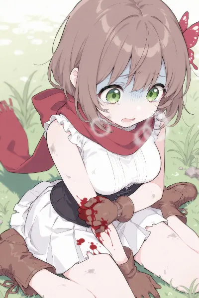 転生ちゃんの出血描写