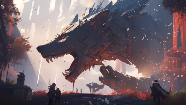 狼神の遺跡 The ruin of the wolf god