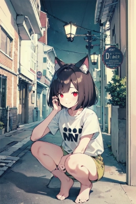 冬の猫