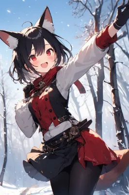 桃の花と妖狐さま