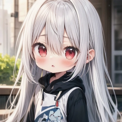 銀髪少女