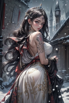 my style my model potential slit clothes detailed tattoo