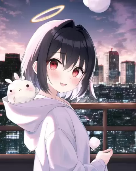 餅ウサ IN フード