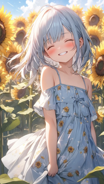 満面の笑顔の花