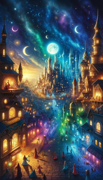 ファンタジー夜景